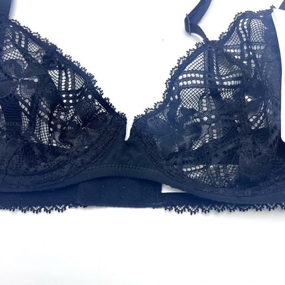 Simone Perele Victorie Black Sheer Demi bra 36C - Picture 6 of 9